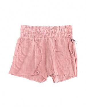 NEW ERGE girls' linen short in rose